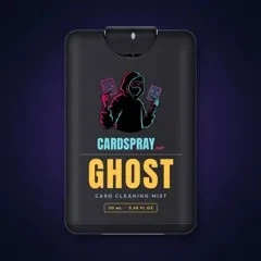 GHOST black bottle, front